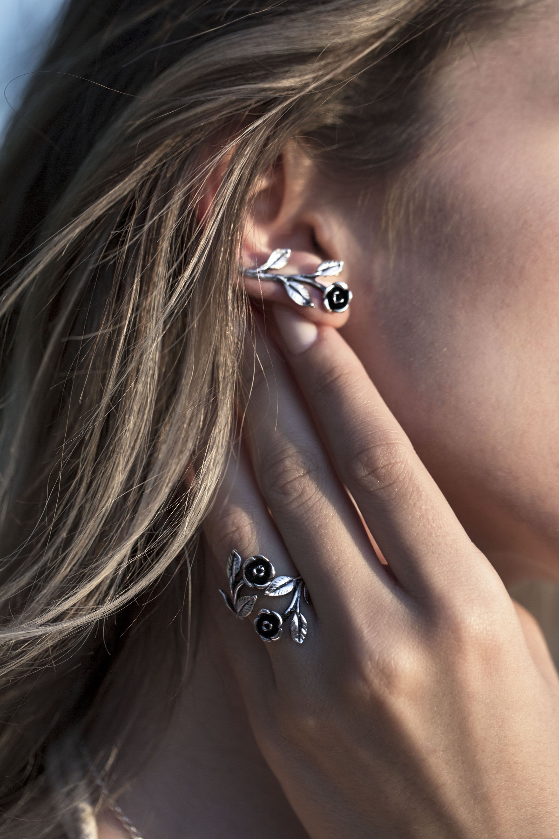 Gioielli con rose | Collezione Black Roses