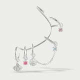 Daisy Multi Hoops Charm