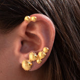 Ear Cuff Maxi Afrodite Placcato Oro