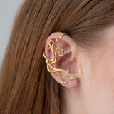 Ear Cuff Maxi Octopus Gold Plated