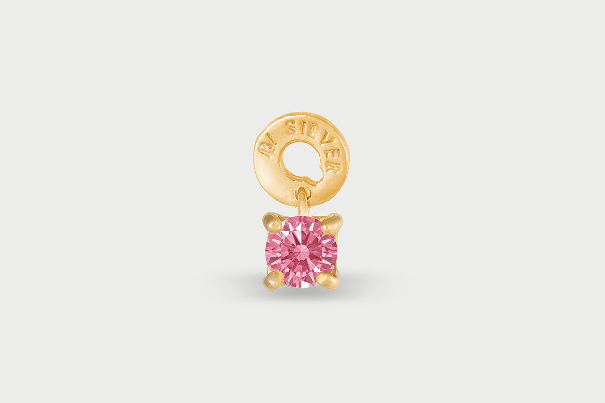 Charm Luce Placcato Oro Multi Hoops