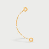 Charm Chain Placcato Oro Multi Hoops