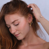 Ear Cuff Multi Hoops Placcato Oro