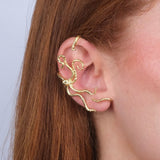 Ear Cuff Maxi Octopus Gold Plated