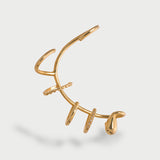Ear Cuff Multi Hoops Luce Placcato Oro