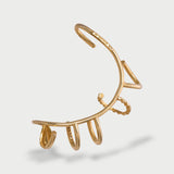 Ear Cuff Multi Hoops Luce Placcato Oro