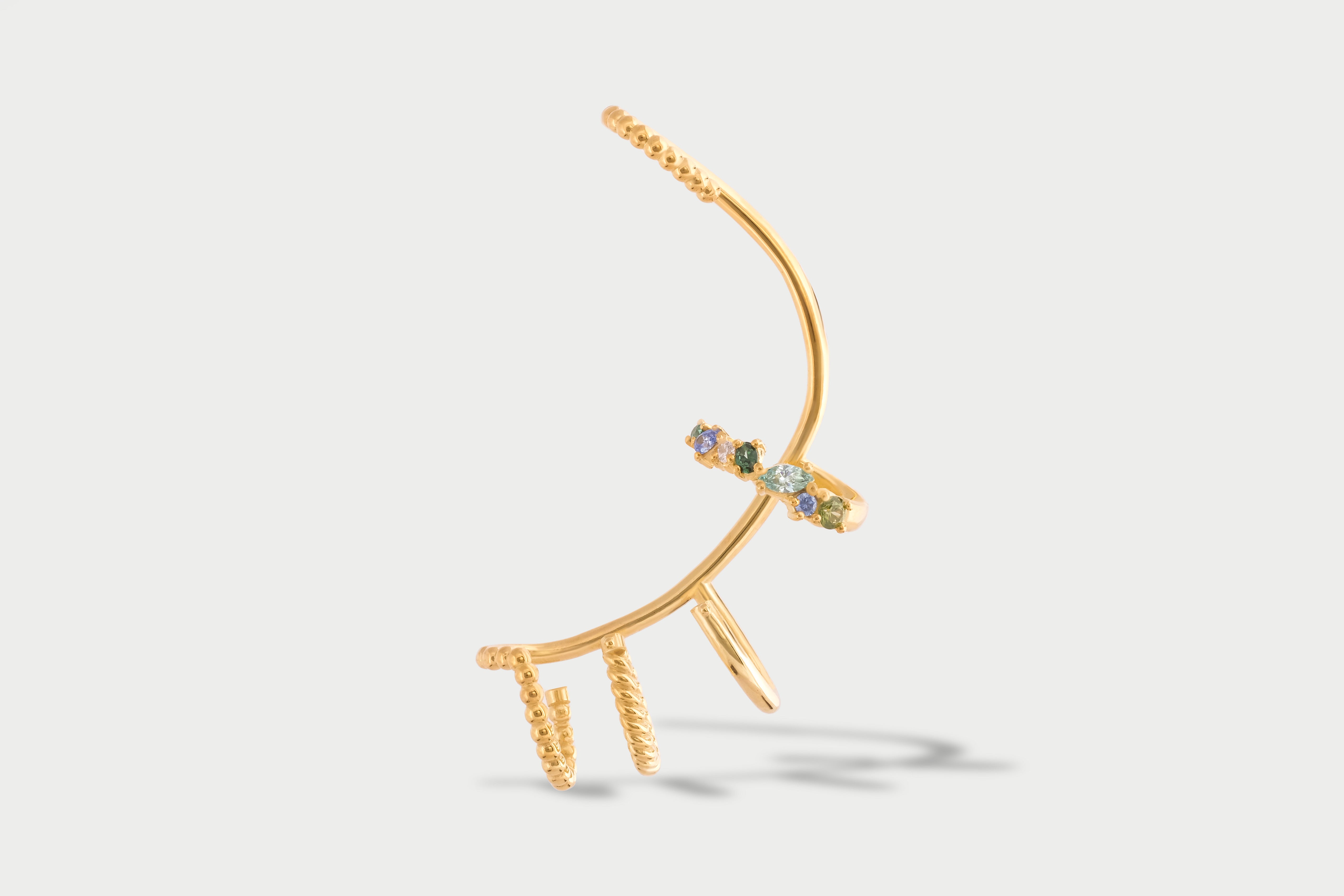 Multi Hoops Collection – Bi Silver