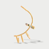 Ear Cuff Multi Anneaux Plaqué Or