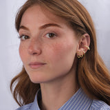 Ear Cuff Multi Anneaux Plaqué Or