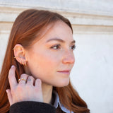 Ear Cuff Multi Hoops Placcato Oro
