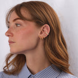 Ear Cuff Multi Anneaux Plaqué Or