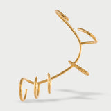 Ear Cuff Multi Hoops Placcato Oro
