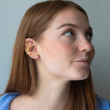 Ear Cuff Maxi Octopus Gold Plated