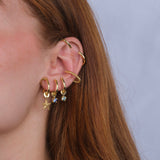 Ear Cuff Multi Hoops Placcato Oro