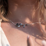 Collana Black Roses - bisilver