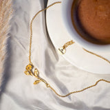 Collana Black Roses - bisilver